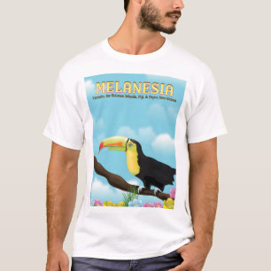 T-shirt poster de voyage Melanesia Toucan
