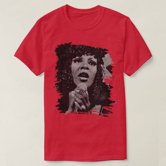T-shirt Poster Donna Summer Retro (Design devant)