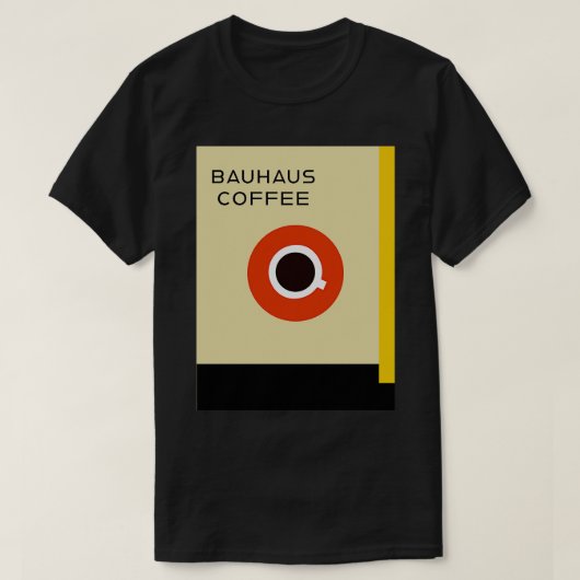 T-shirt Poster du café Bauhaus (Design devant)