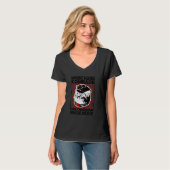 T-shirt Poster du chat communiste (Devant entier)