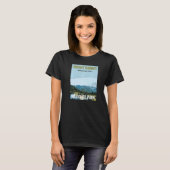 T-shirt Poster du Mont Rainier National Park Washington (Devant entier)