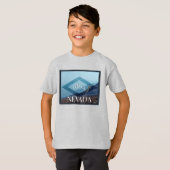 T-shirt Poster du paysage du Nevada (Devant entier)