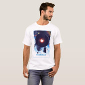 T-shirt Poster du télescope spatial Hubble. (Devant entier)