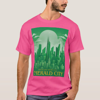 T-shirt Poster du Vintage voyage Emerald City