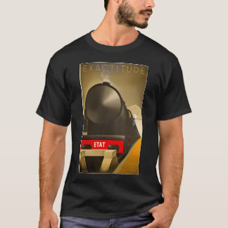 T-shirt Poster du Vintage voyage Exactitude