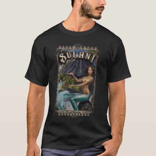 T-shirt Poster du Vintage voyage Sulani (Devant)