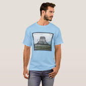 T-shirt Poster du Wyoming (Devant entier)