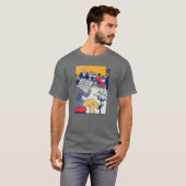 T-shirt Pøster et gris foncé (Devant entier)