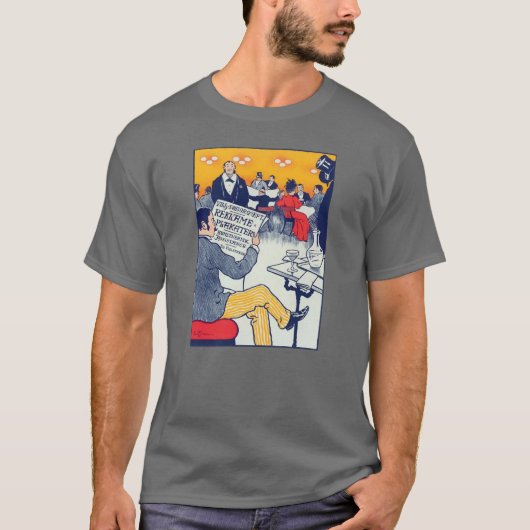 T-shirt Pøster et gris foncé (Devant)
