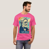 T-shirt Poster Giuseppe Verdi Opéra italien (Devant entier)