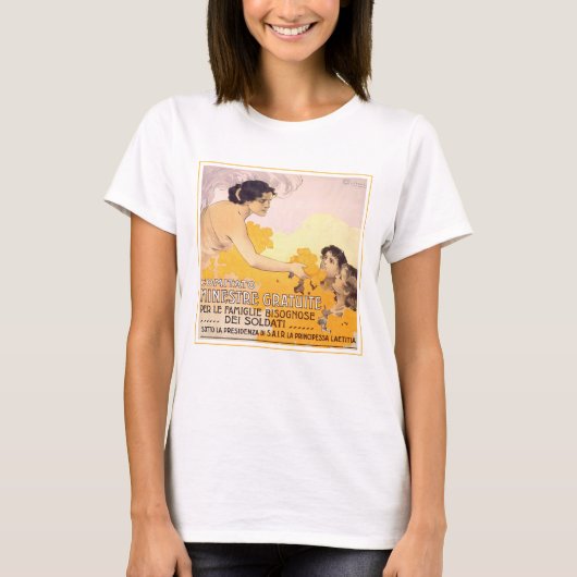 T-shirt Poster italien vintage 1917 (Devant)
