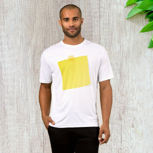 T-shirt Poster Jaune It Note Mens Active Tee