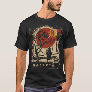 T-shirt Poster Macbeth Shakespeare - Japonais Ukiyo-e