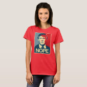 T-shirt Poster Nope - Donald Trump - (Devant entier)