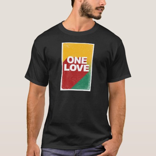 T-shirt Poster One Love (Devant)