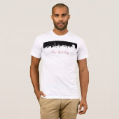 T-shirt Poster Pop Art New York City Panorama (Devant entier)