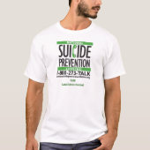 T-shirt POSTER Prévention du suicide (Devant)