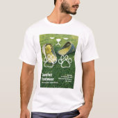 T-shirt Poster publicitaire drôle (Devant)