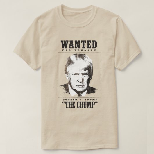 T-shirt Poster Recherché de Trump - Trump (Design devant)