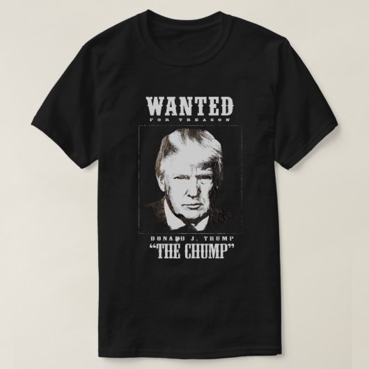 T-shirt Poster Recherché de Trump - Trump (Design devant)