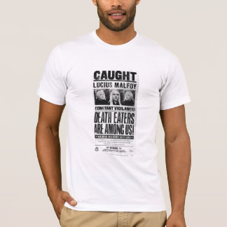 T-shirt Poster Recherché Lucius Malfoy