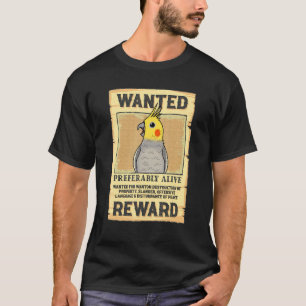 T-shirt Poster Recherché Parrot I Cockatiel
