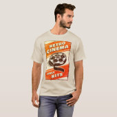 T-shirt Poster Retro CINEMA (Devant entier)