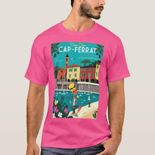 T-shirt Poster Saint-Jean-Casquette-Ferrat