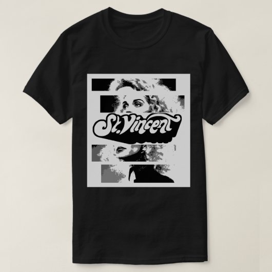 T-shirt Poster St. Vincent (Design devant)