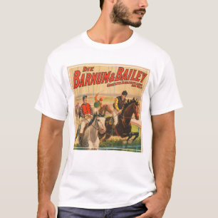 T-shirt Poster vintage Allemand De Jockeys Sur Les Chevaux