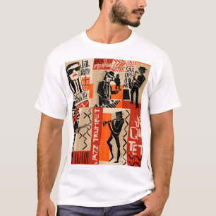 T-shirt Poster vintage Cool du Jazz Band