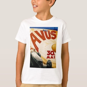 T-shirt Poster vintage de la course AVUS