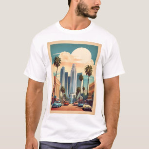 T-shirt Poster vintage de Los Angeles