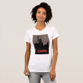 T-shirt Poster vintage du Caire (Devant entier)