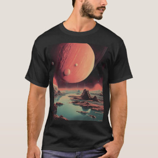 T-shirt Poster vintage spatial
