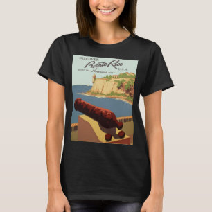 T-shirt Poster Vintage voyage Art, Découvrez Porto Rico!