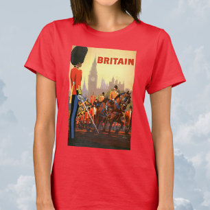 T-shirt Poster Vintage voyage, Garde royale britannique