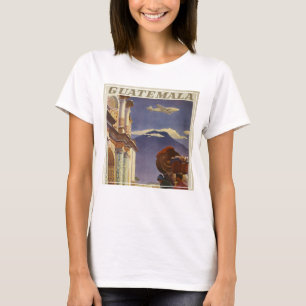 T-shirt Poster Vintage voyage Pour Le Guatemala