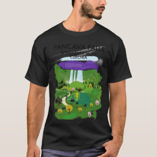T-shirt Poster voyage Pancava Falls pindlerv Million Czech