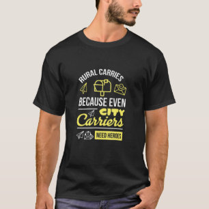 T-shirt Postman Carrières rurales Livraison par la poste