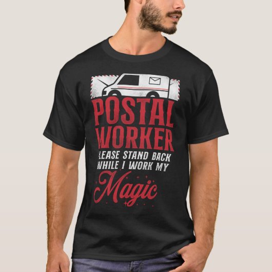 T-shirt Postman Mailman Postal Worker S'Il Vous Plaît Reve (Devant)