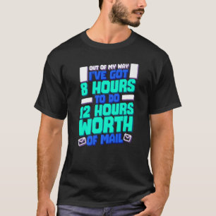 T-shirt Postman Worker Postal Worker Mailman Mail Livraiso