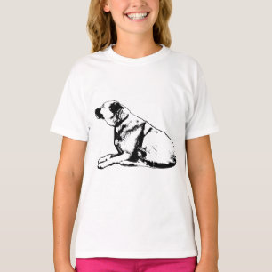 T-shirt Posture encre stable