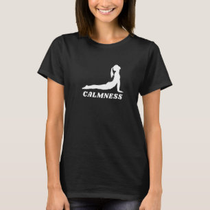 T-shirt Postures de calme de yoga exercices de méditation