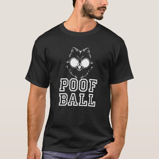 T-shirt Pot Ball Pomeranian Pommy Pom allemand Spitz Polog (Devant)