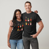 T-shirt Pot Chef Gardener Cactus Et Jardinage Plan Potté (Unisexe)