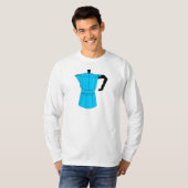 T-shirt Pot de café de café express de Moka (Devant entier)