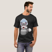 T-shirt Pot de Cuisine Chef chat (Devant entier)