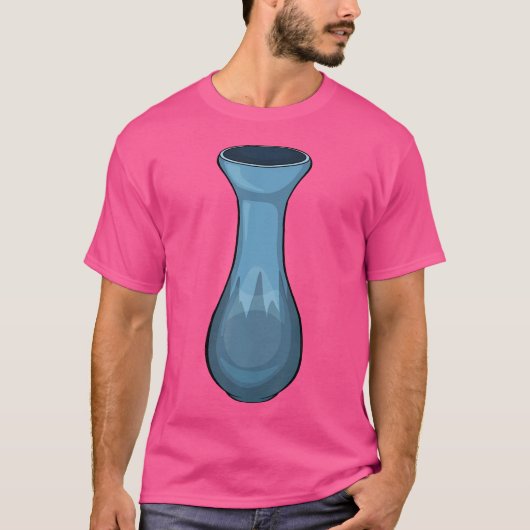 T-shirt Pot de fleurs Vase Poterie Four Argile Vaisselle C (Devant)