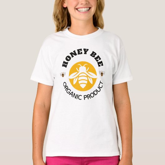 T-shirt Pot de miel abeille miel rucher Apiculture (Devant)